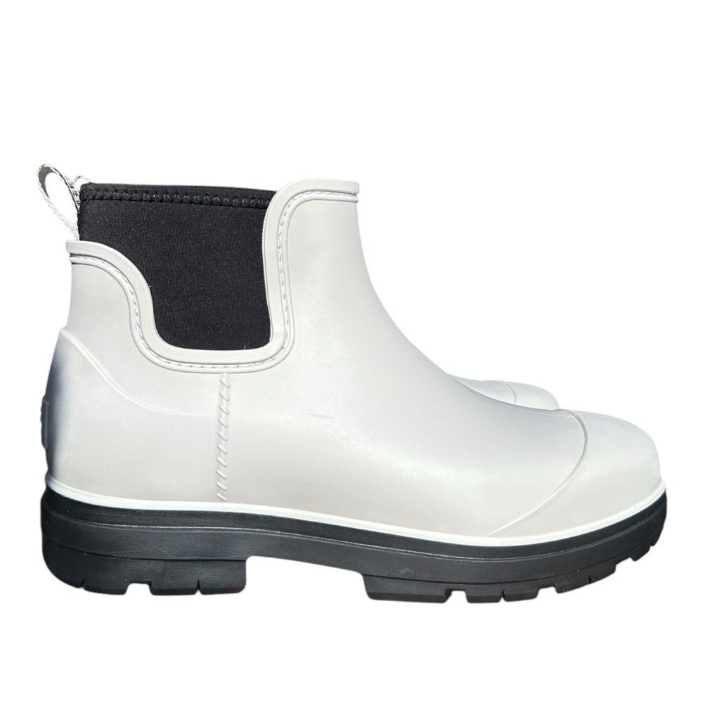 NEW UGG Droplet White Ankle Rain Boots